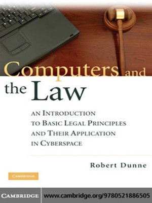 cover image of Computers and the Law